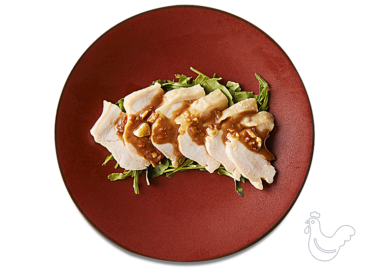 鶏ハムのナッツソース