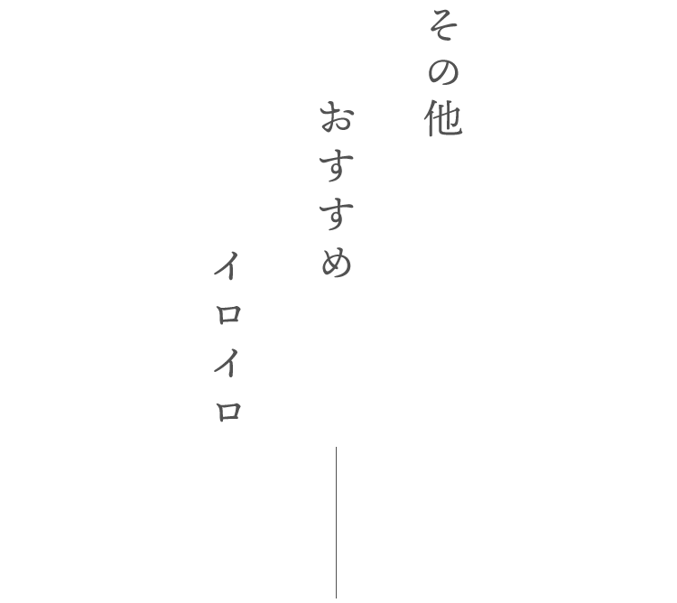 その他おすすめイロイロ