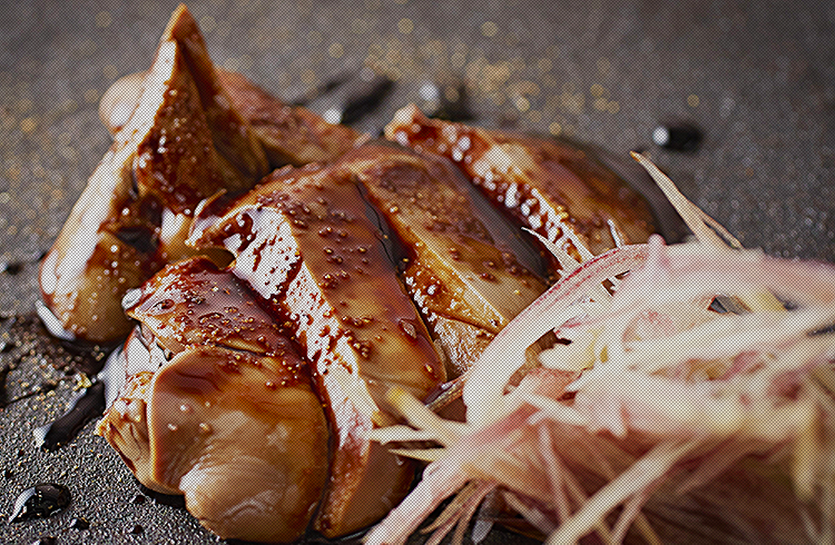 肝の山椒醤油煮